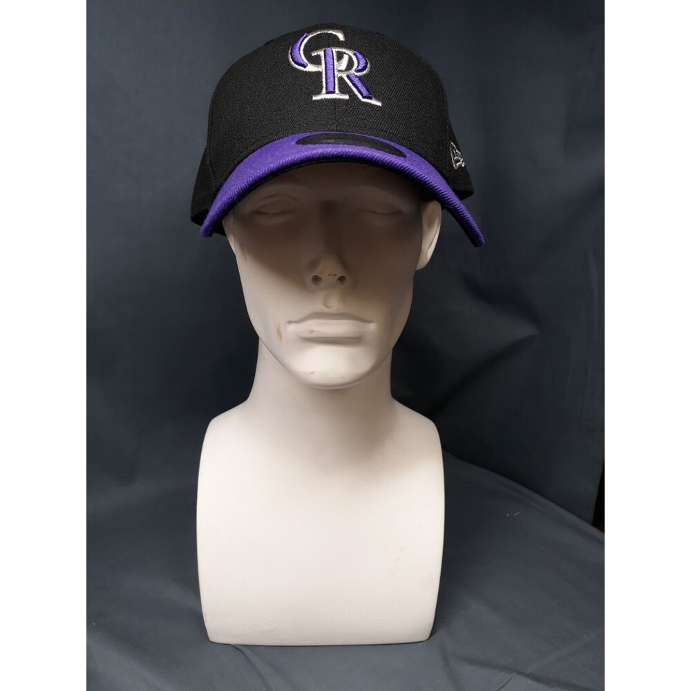 New Era 9Forty Men's  Colorado Rockies  Hat Black Purple Adjustable NEW!